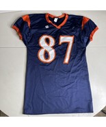wilson tag football jersey #87 Broncos? Blue Orange Ed Mccaffrey? ￼ - £24.94 GBP