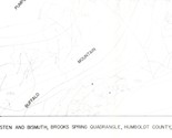 USGS Geologic Map: Brooks Spring Quadrangle, Nevada, Tungsten and Bismuth - $12.89