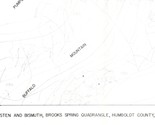 USGS Geologic Map: Brooks Spring Quadrangle, Nevada, Tungsten and Bismuth - £10.10 GBP