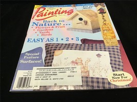 Painting Magazine August 1997 Back to Nature, Birdhouses, Yard Stake, Garden Box - £7.83 GBP