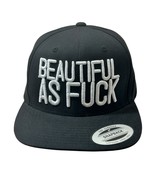 Beautiful As Fuxx Hat Classic Yupoong Snapback Structured Crown Flat Bil... - €49,09 EUR