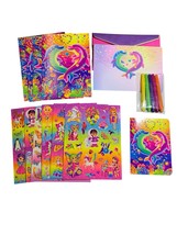 Vintage Complete Lisa Frank Dancing Dolphins Stationary Notebook Sticker... - $937.79 MXN