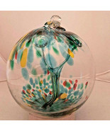 Hanging Glass Ball 6&quot; Diameter &quot;Summer Tree&quot; Witch Ball (1) #25 SEE ALL ... - €21,21 EUR