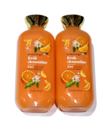 2 Pack Bodycology Fresh Clementine 2 In 1 Body Wash &amp; Bubble Bath 16oz M... - $21.99
