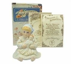 Jan Hagara figurine vtg limited edition 1985 Baby Sharice royal orleans doll NIB - £19.45 GBP