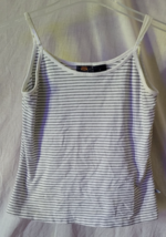 Women&#39;s Route 66 Size X Pullover White Black Stripe Adjustable Straps Su... - $10.99