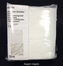 Ikea RODVIDE Full/ Queen Duvet Cover &amp; 2 Pillowcases White  New - $102.95