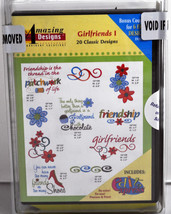 Amazing Designs Girlfriends I Embroidery CD,  ADC-63TK - £24.89 GBP