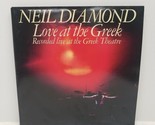 NEIL DIAMOND LOVE AT THE GREEK THEATER 1977 DBL LP W/ SWEET CAROLINE 34404 - $6.40