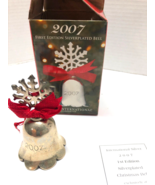 International Silversmiths Bell 2007 First Edition Silverplated Snowflak... - €8,59 EUR