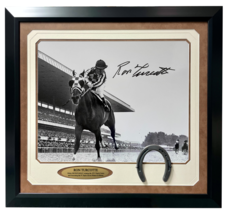 Ron Turcotte Autographed Secretariat Horse Racing 16x20 Photo Framed JSA COA Far - £536.58 GBP