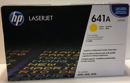NIP Sealed HP 641A C9722A Yellow Print Cartridge Toner LaserJet 4600 4610 4650 - $39.59