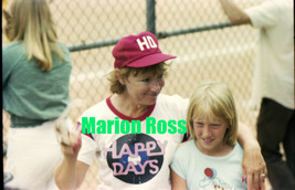 MDA CELEBRITY SOFTBALL GAME 1978--CANDID 5 X 7 Photo--#343  MARION ROSS ... - £4.71 GBP