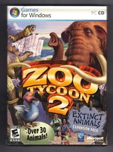 Zoo Tycoon 2 Extinct Animals Expansion Pack PC Game Microsoft Games Studio - £11.36 GBP