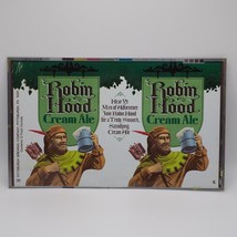 Robin Hood Cream Ale Unrolled 12oz Beer Can Flat Sheet Magnetic - £19.39 GBP