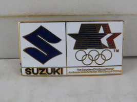 1984 Summer Olympic Games Sponsor Pin - Suzuki - Inlaid Pin  - £15.18 GBP