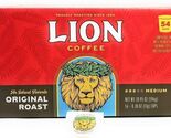 Lion Coffee Single Serve Coffee Pods ORIGINAL Roast 54 Pods with Lion St... - $62.19