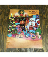 Vintage 1986 Landoll Santa house coloring activity book Christmas holida... - $372.52 MXN