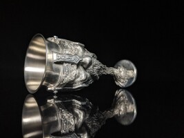 royal selangor lord of rings pewter gimli goblet ( dent in lip ) image 10
