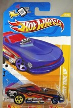 2012 Hot Wheels #10 New Models 10/50 FUNNY SIDE UP Dark Blue Variant Yell-Blu5S - £5.84 GBP