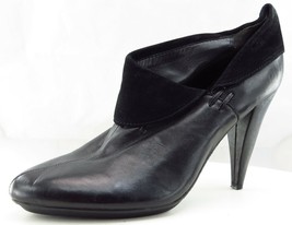 Coach Boot Sz 8.5 B Low Cut Boots Black Leather Women Annika - £20.15 GBP
