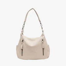 Chic Leather Shoulder Bag - Imported Style! - £22.95 GBP