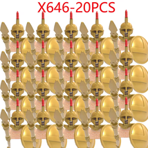 20PCS Military Building Blocks Medieval Times Roman Solider Figures Toys X646 - £20.81 GBP