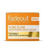 Fade Out Pure Glow Brightening Night Cream with Vitamin C, Pink Pomelo a... - $21.34