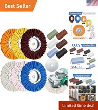 8 Inch Airway Buffing Wheels Aluminum Wheel Polishing Kit in Diameter 5/... - $102.46