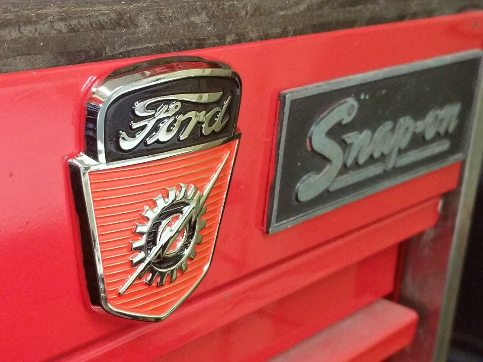 53-56 Ford truck F-100 Hood Emblem/Toolbox Magnets (D13)