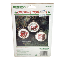 VINTAGE WONDER ART CHRISTMAS TRADITIONS SET OF 3 TREE ORNAMENTS NOS NEW ... - $17.10