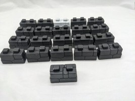 Lot Of (21) Replacement Crossbows And Catapult Board Game Black Painted Blocks - $26.73