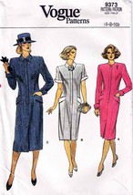 Vintage 1985 Misses LOOSE-FITTING DRESS Vogue Pattern 9373-v Sizes 6-8-1... - £15.96 GBP