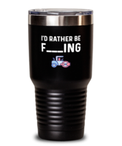 30 oz Tumbler Stainless Steel Funny I&#39;d Rather Be Farming tractor  - £26.40 GBP