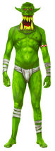 Morphsuits Men&#39;s Jaw Dropper Costume, Orc Green, X-Large - £129.39 GBP