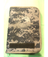 ACU UCP ARMY RESERVE ZIP UP WATERPROOF MILITARY ARMY BOOK NOTEKEEPER W/ ... - $34.11 CAD