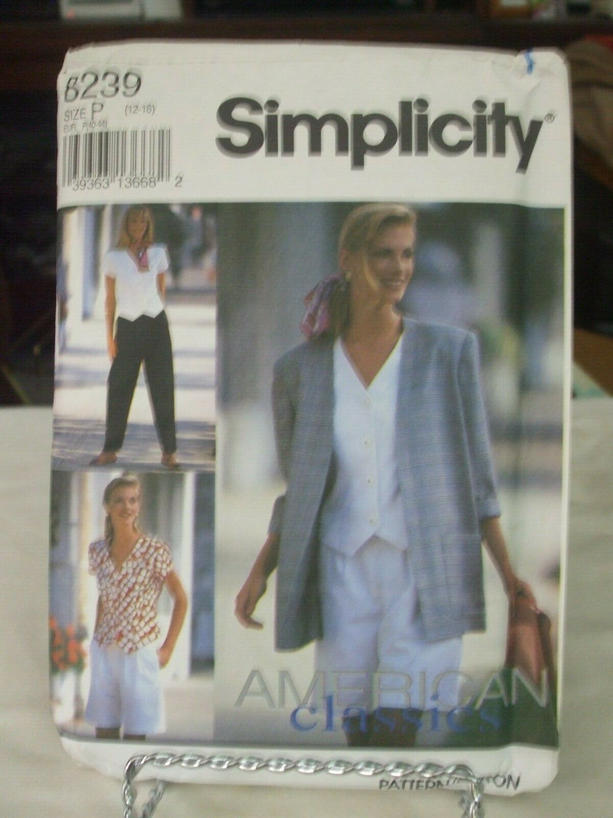 Simplicity 8239 Pants or Shorts, Top & Unlined Jacket Pattern - Size 12-16 - £5.60 GBP
