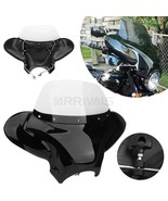 Universal Motorcycle Fairing Batwing Windshield w/Bracket For Harley Yam... - $9,212.43 MXN