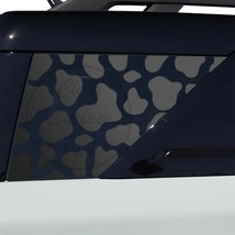 Fits 21-22 Ford Bronco Sport Animal Cow Spot Print Rear 3rd Window Decal Sticker - £23.46 GBP