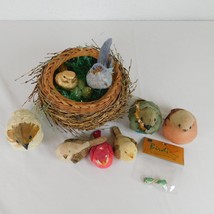 10 Artificial Fake Birds Nest Eggs Home Garden Decor Ornaments Crafts FLAWED - £11.41 GBP