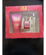 Juicy Couture OUI Eau De Parfum Spray 3.4oz +0.33oz +Body Cream 3 pc Set - $37.91 CAD