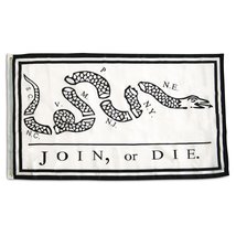 K's Novelties 3x5 3x5 Wholesale Set (2 Pack) Join Or Die Benjamin Franklin Gad - $9.88