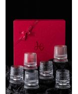 interoknack Crystal Whiskey Glass Set, 6 PCS  Gift Boxed Luxury Old Fas... - $700.29 CAD