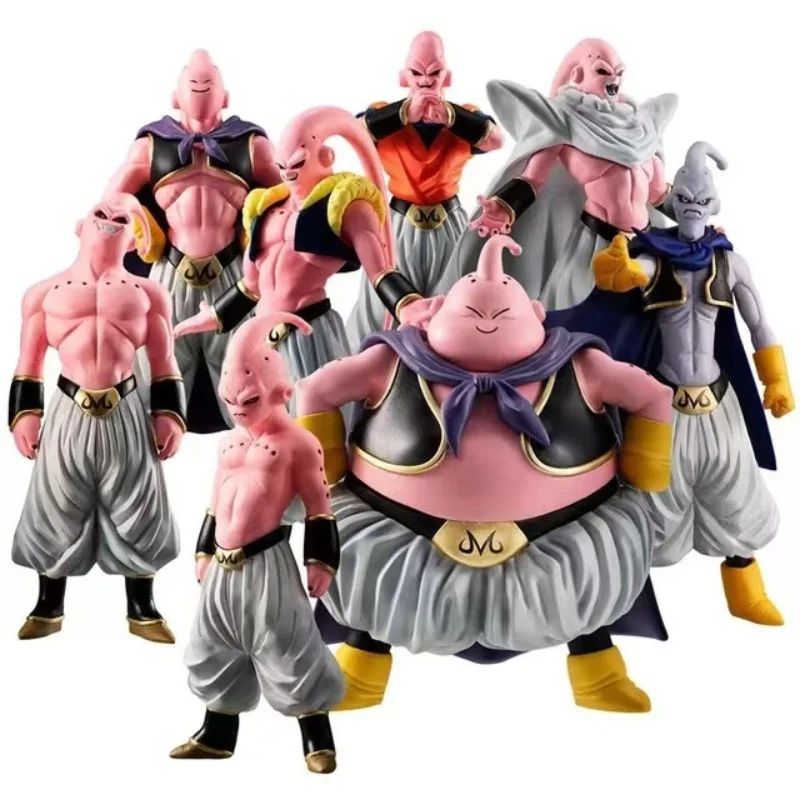 Hot 8pcs/Set Dragon Ball Z Anime Figure Majin Buu Fat Buu PVC Action Figures - £22.11 GBP