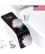 Bidet Attachment for Toilet Non-Electric Self-Cleaning Dual Nozzle Spray... - $29.85 CAD