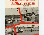 Lehigh Acres Florida Invitation to Paradise Brochure Hydroponic Farm 1950&#39;s - $47.52