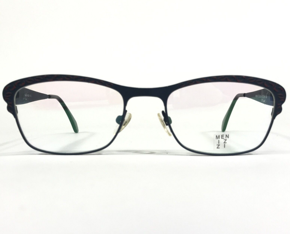Menizzi Kids Eyeglasses Frames M3036 COL.02 Blue Red Rectangular 47-18-135 - $44.61