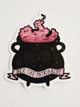 Hex the Patriarchy Boiling Pot Multicolor Feminist Theme Sticker Decal - $2.30