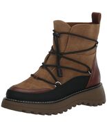 Lucky Brand Caelia Weather Ankle Boot Dark Natural Size 6.5 - $639.85 MXN