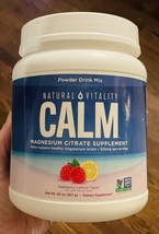 Natural Vitality Calm Anti-Stress Drink Mix Raspberry Lemon - 20 oz - £28.09 GBP